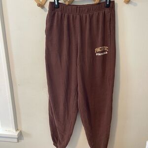 Pacific Sunwear Chocolate Brown Sweatpants size s